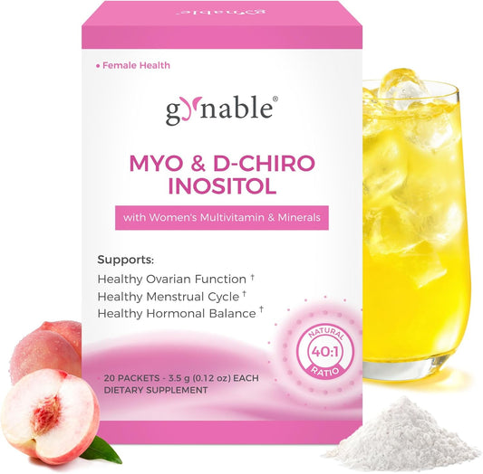 Gynable Pregina Myo-Inositol & D-Chiro Inositol Powder for Women