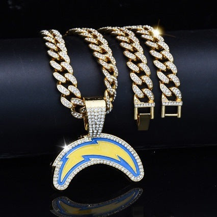 🔥 LAST DAY: Up to 50% OFF – NFL Team Pride Gem Chain Necklace