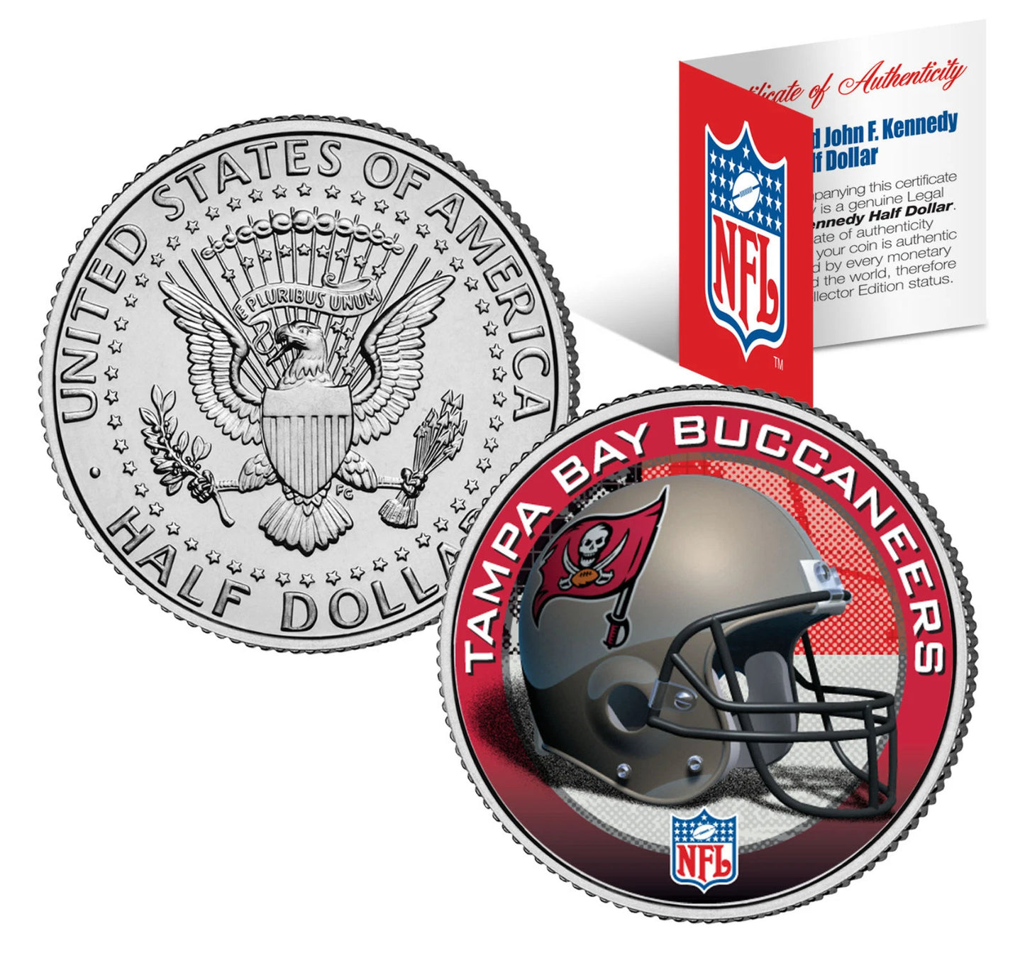 NFL HELMET LOGOS JFK Half Dollar US Football Coins OFFICIALLY LICENSED 32 TEAMS